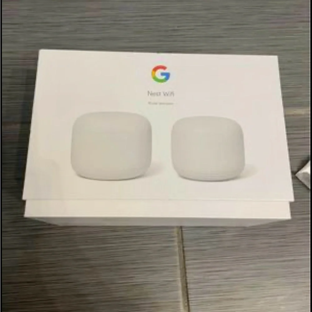 Google nest router & point (2pk) snow